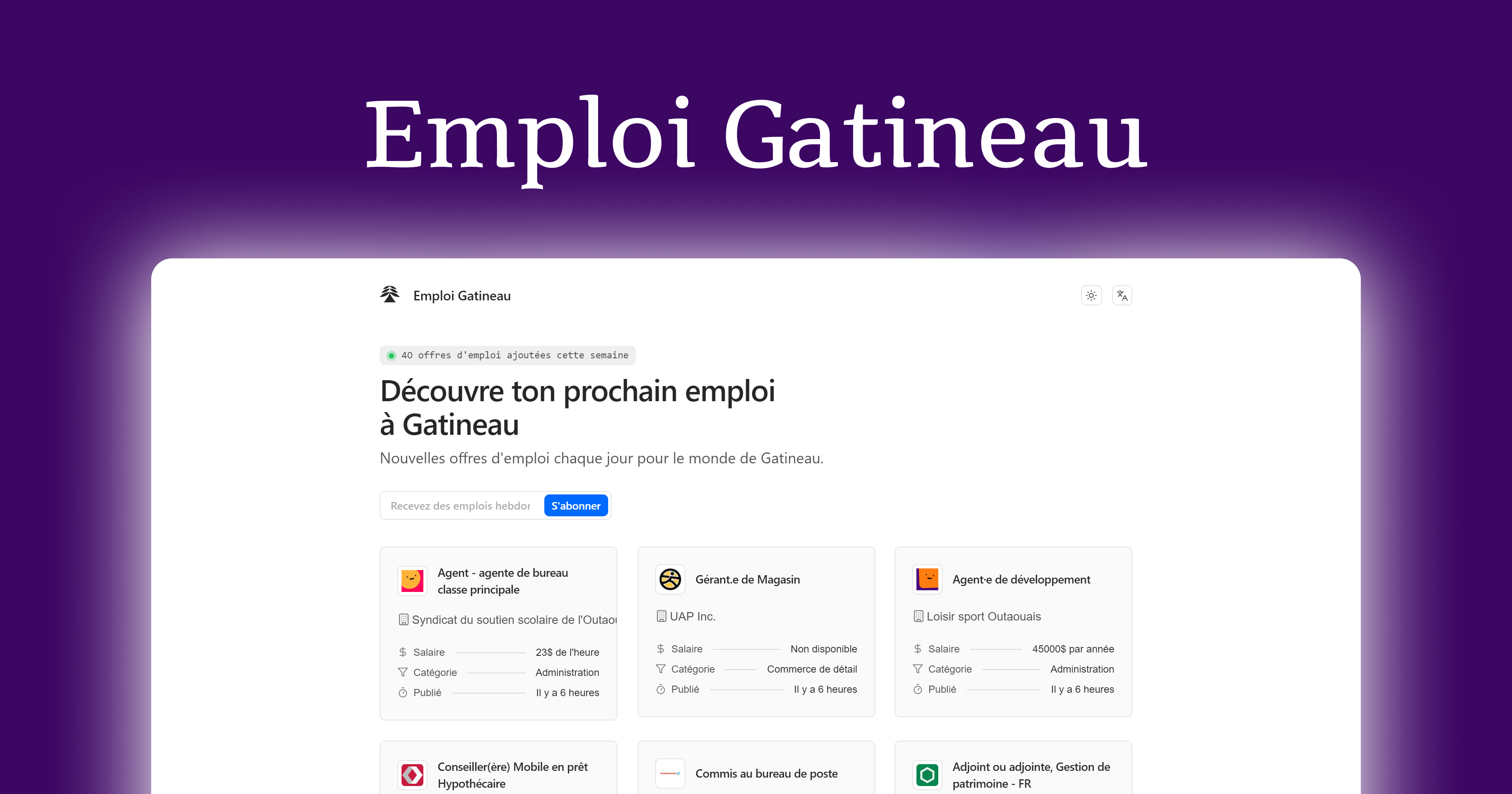 Offres d'emploi : Gatineau, QC | Emploi Gatineau thumbnail